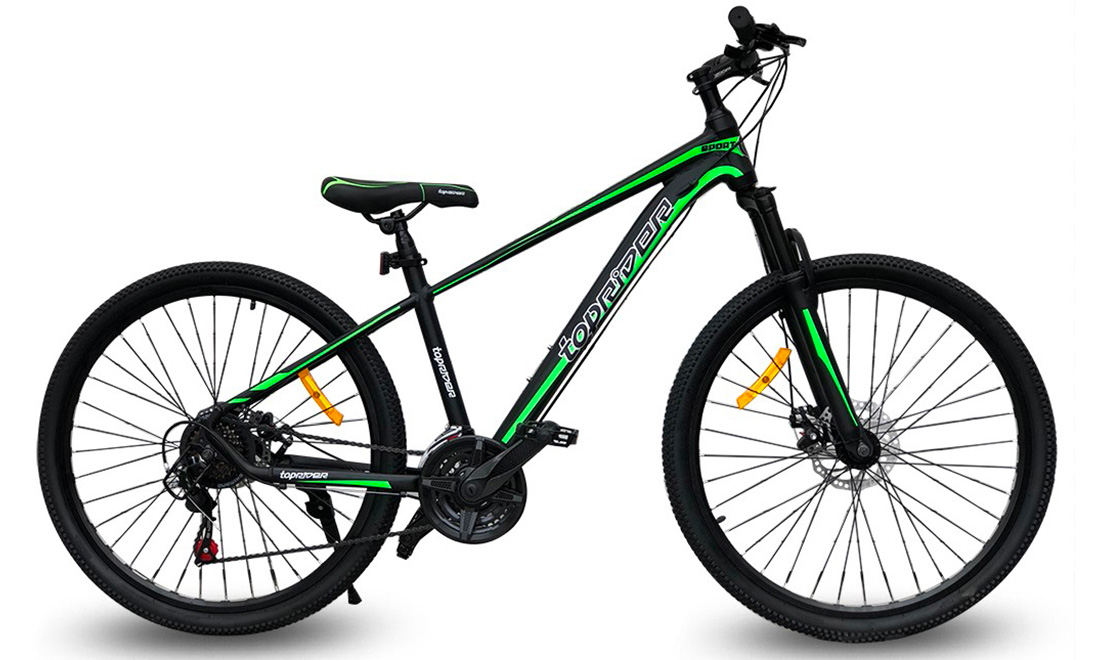 Фотографія Велосипед TopRider 26" LOST PEAK X901 2020 Чорно-зелений